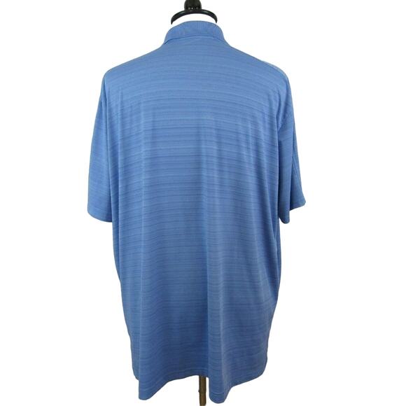Lands’ End Polo Golf Shirt Men’s Size 2XL Short Sleeves Blue - Picture 2 of 11